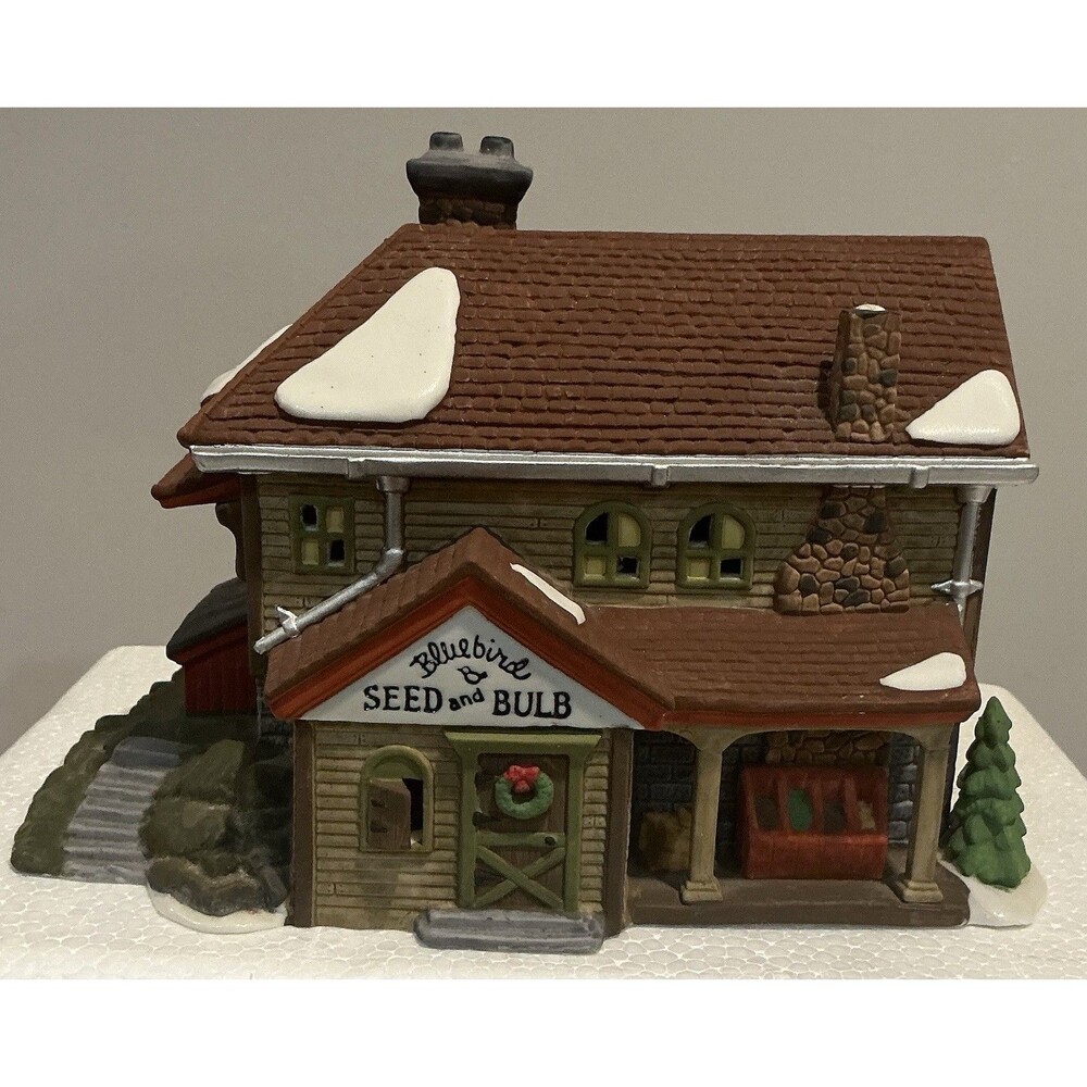 Dept 56 New England Bluebird Seed And Bulb Village